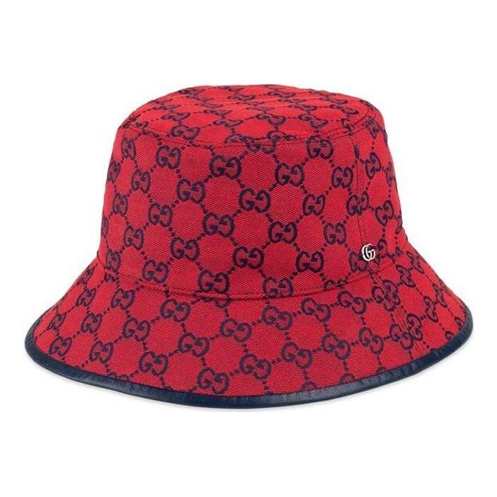 Gucci GG Monogram Multicolor Reversible Bucket Hat 'Red Blue' 656573-3HAD0-6468