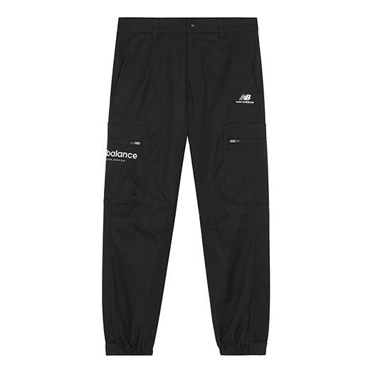 New Balance Logo Loose Long Pants 'Black' 5TB42161-BK