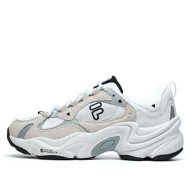 (WMNS) FILA FUSION Classic Daddys Shoes 'White Beige' T12W141105F-WH