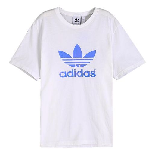 adidas originals Blue Logo Short Sleeve White DP8570