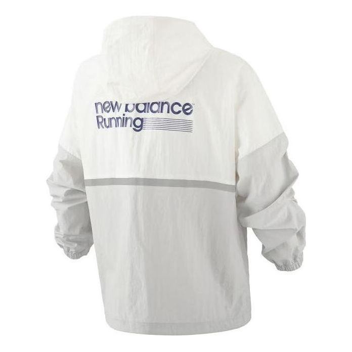 (WMNS) New Balance Authentic Sport Jacket 'White Grey' 5AD37632-LGR