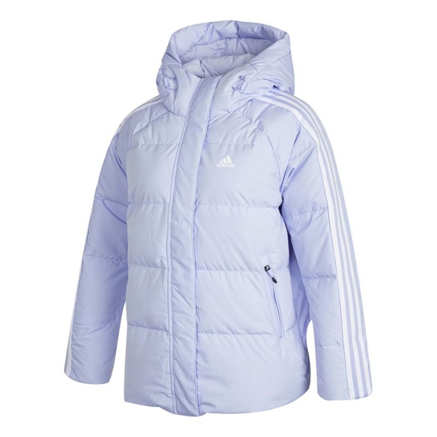 (WMNS) adidas Faux Suede Puffy Down Jacket Asia Sizing 'Purple' H20811