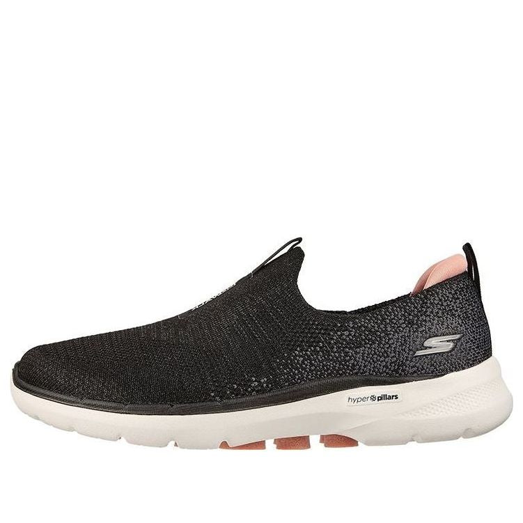 (WMNS) Skechers Gowalk 6 Loafers Black 124502-BKPK
