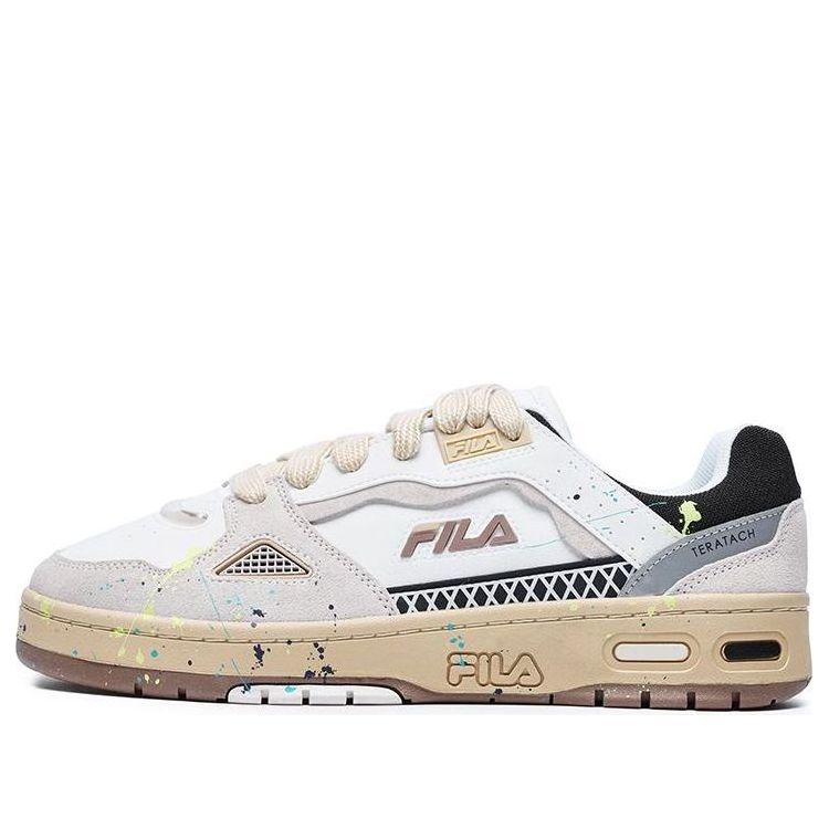 (WMNS) FILA FUSION Teratach Low-Pack Shoes 'White Beige Black' T12W233208FBA