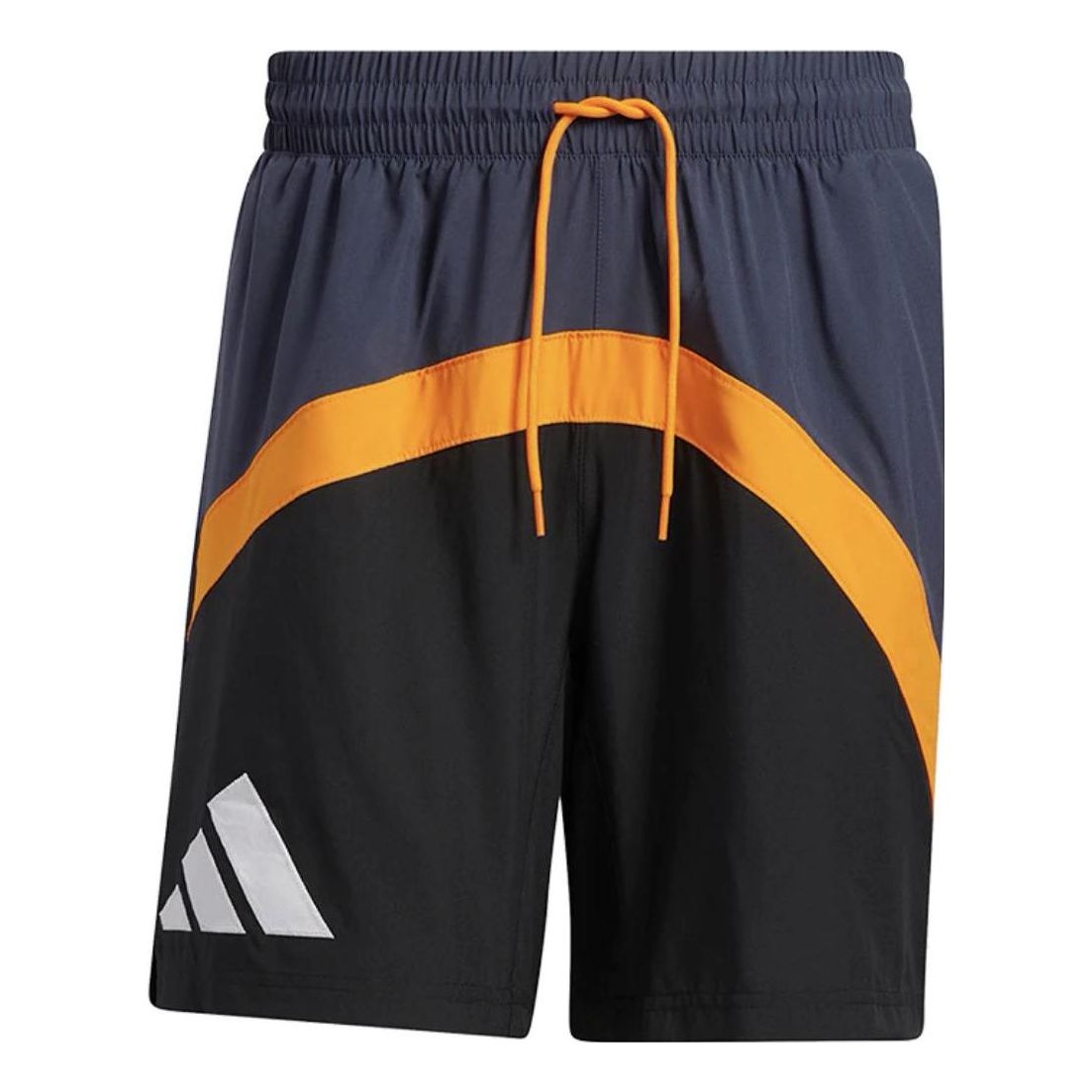 adidas Galaxy Basketball Shorts 'Black Blue Orange' HE2899