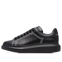 Alexander McQueen Oversized Sneaker 'Embroidered Black Silver' 662639WIA4V1081