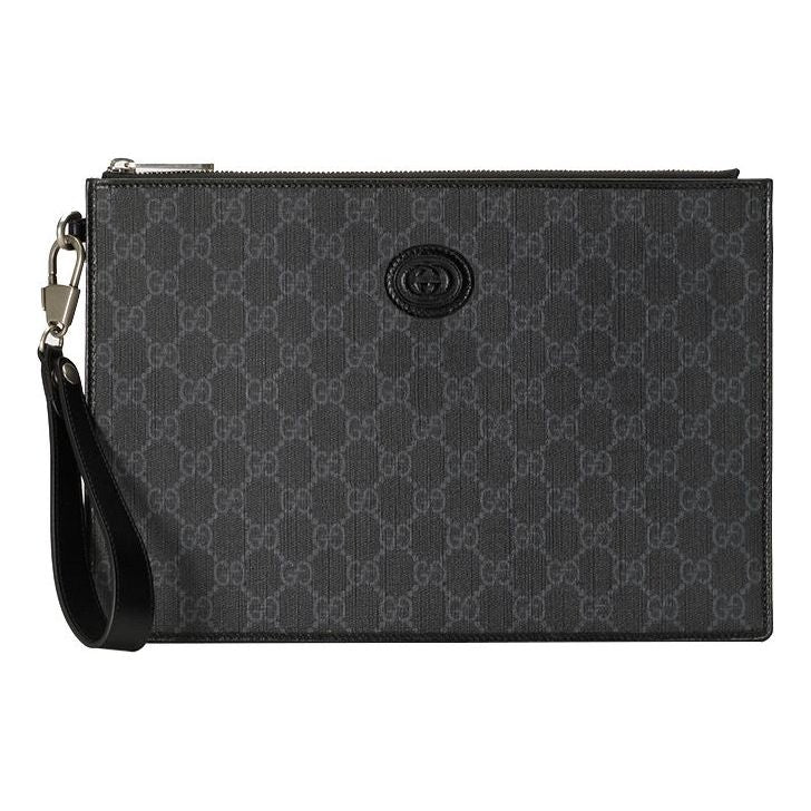 Gucci Pouch With Interlocking G 'Black' 672953-92TCN-1000