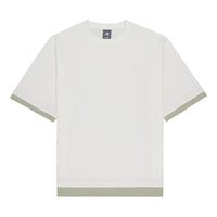 New Balance Crewneck Short Sleeve T-Shirt 'White Grey' AMT42314-CIC