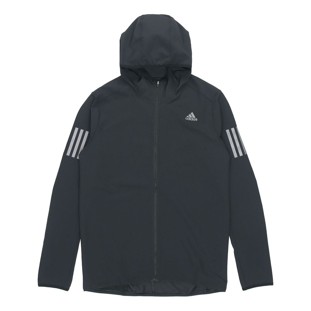 adidas Woven hooded Sports Tops Jacket Black CY5776