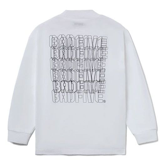 Li-Ning BADFIVE Sports Basketball Series Casual Breathable Loose Long Sleeves 'White' AHSR759-1