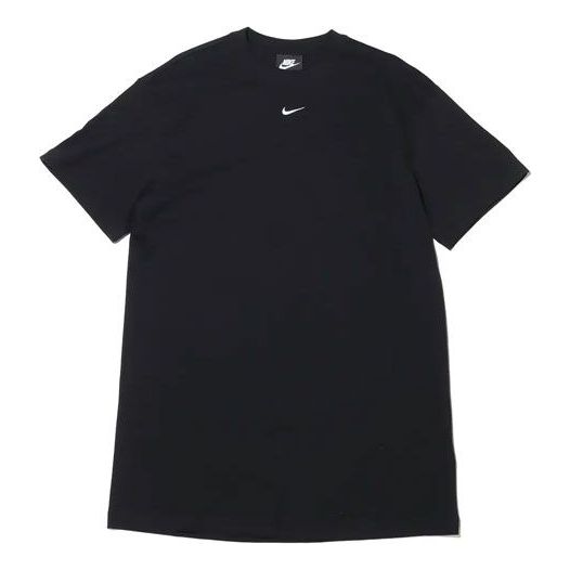 (WMNS) Nike As W Nsw Essntl Casual Sports Round Neck Short Sleeve Black Dress CJ2243-010