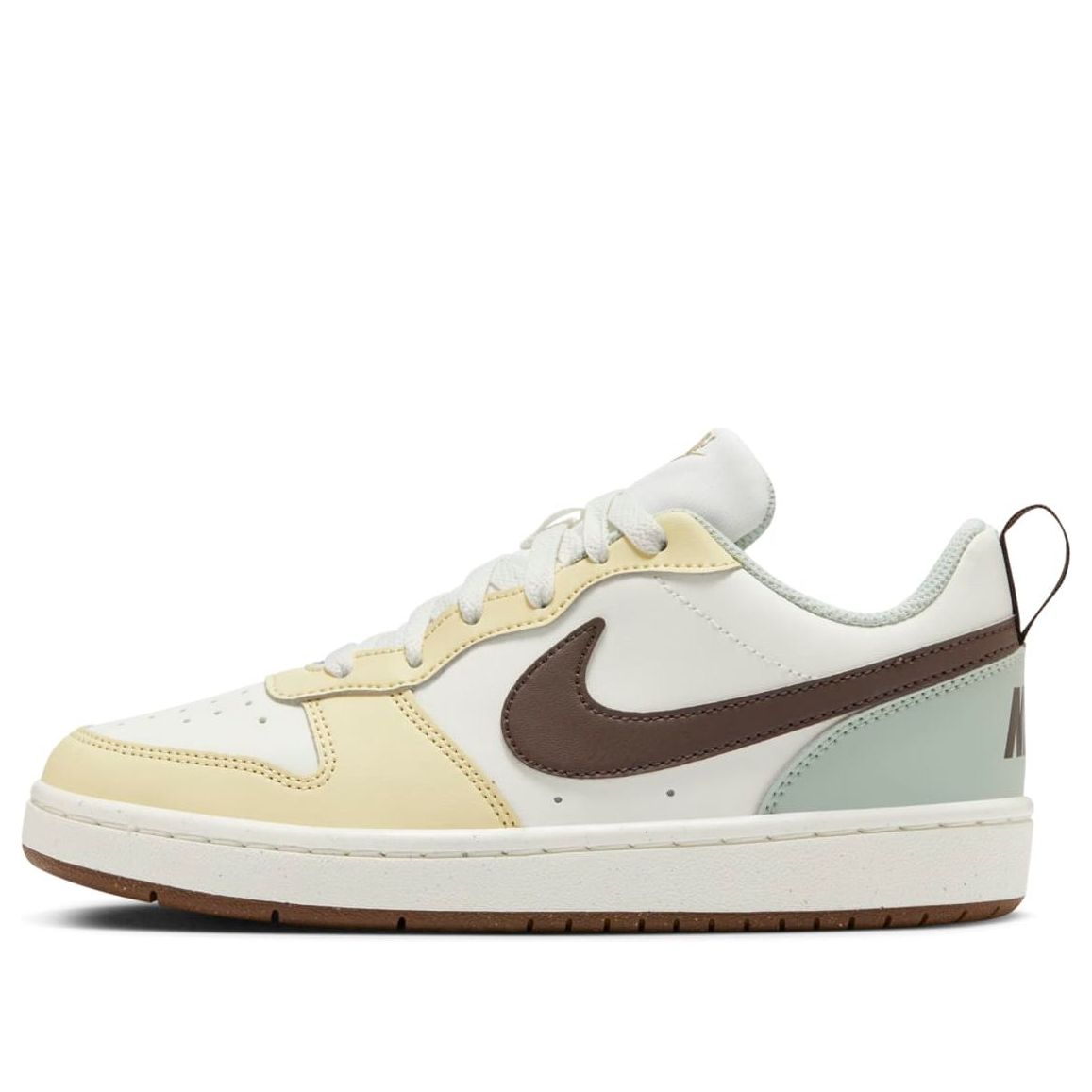 (GS) Nike Court Borough Low Recraft 'Sail Aqua Brown' HV1804-121