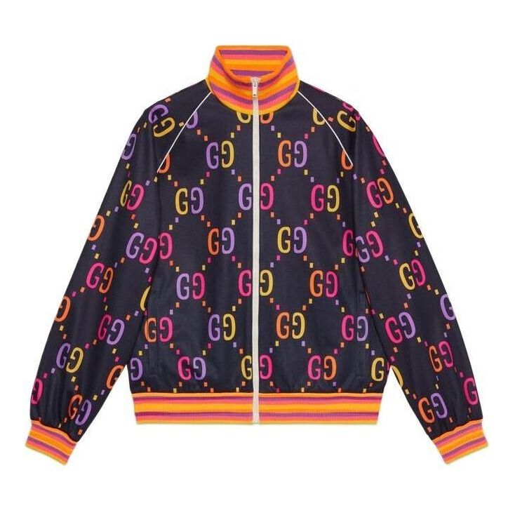 Gucci Jumbo GG Technical Jersey Zip Jacket 'Navy' 701623-XJELH-4681