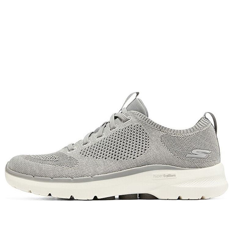Skechers Go Walk 6 Shoes 'Grey Cream White' 894139-GMLT