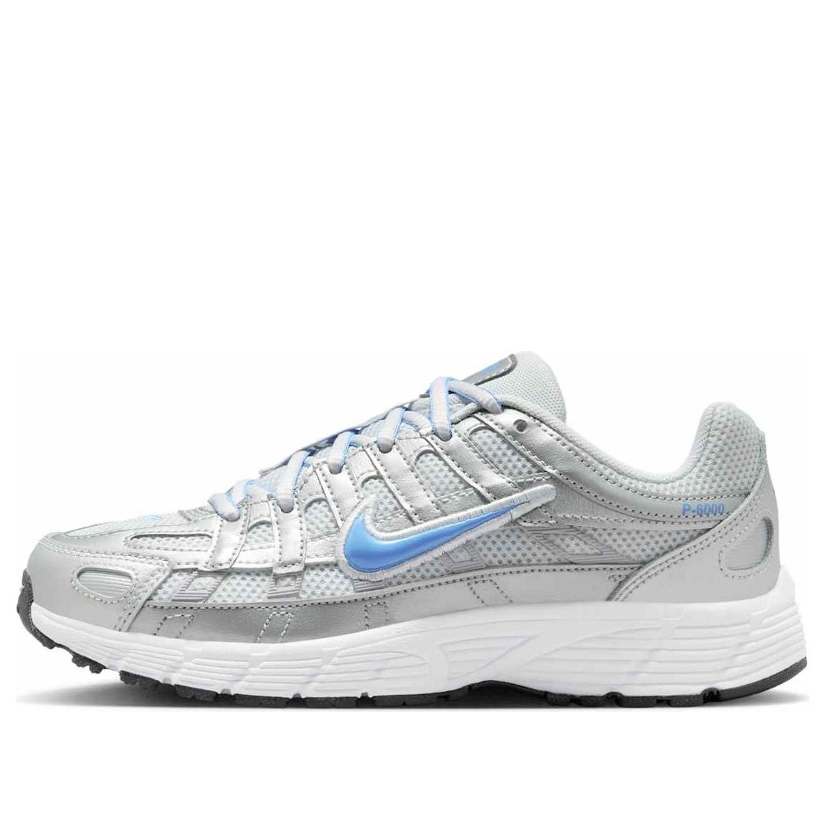 (GS) Nike P-6000 'Metallic Silver University Blue' HV5064-007