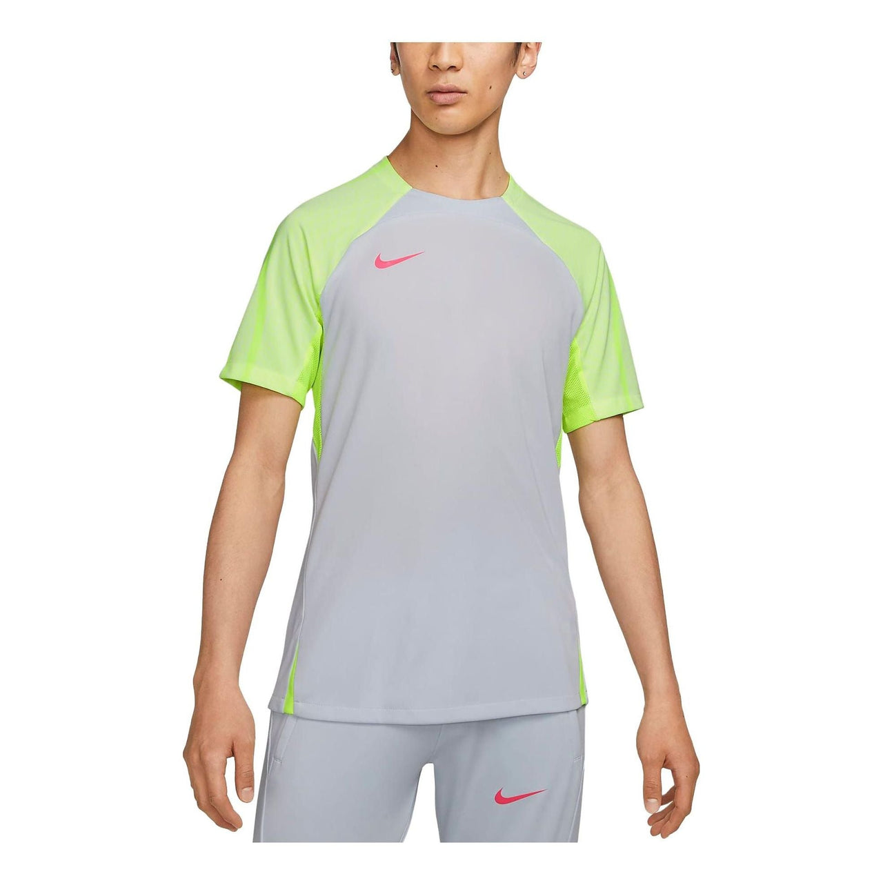 Nike Dri-FIT Strike Short-Sleeve Football T-Shirt 'Grey Green' DV9238-043