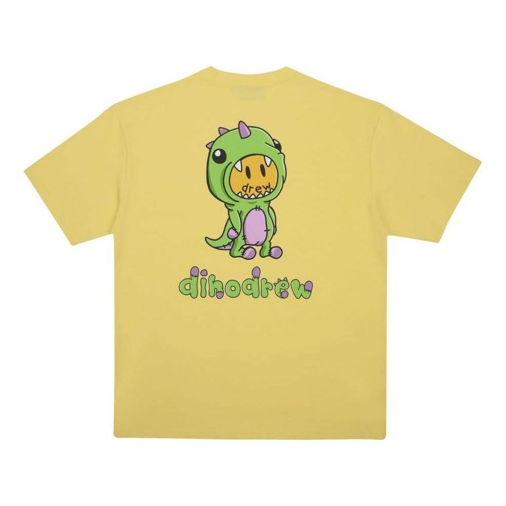 Drew House Dinodrew T-shirt 'Pastel Yellow' DR-FW22-211
