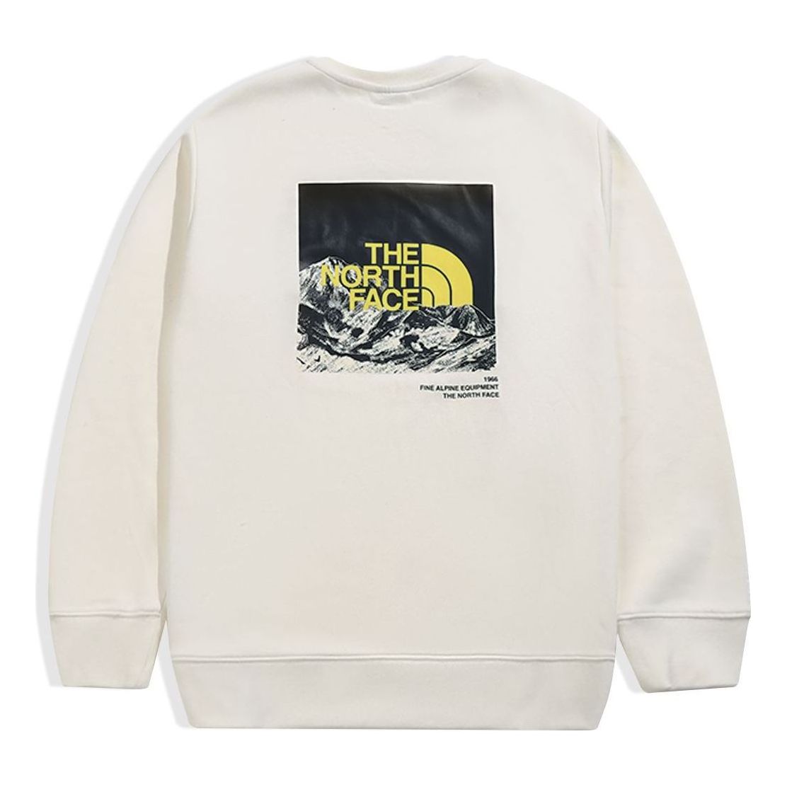 THE NORTH FACE Regrind Crew SS22 Logo Sweater 'White' NF0A5K1D-N3N