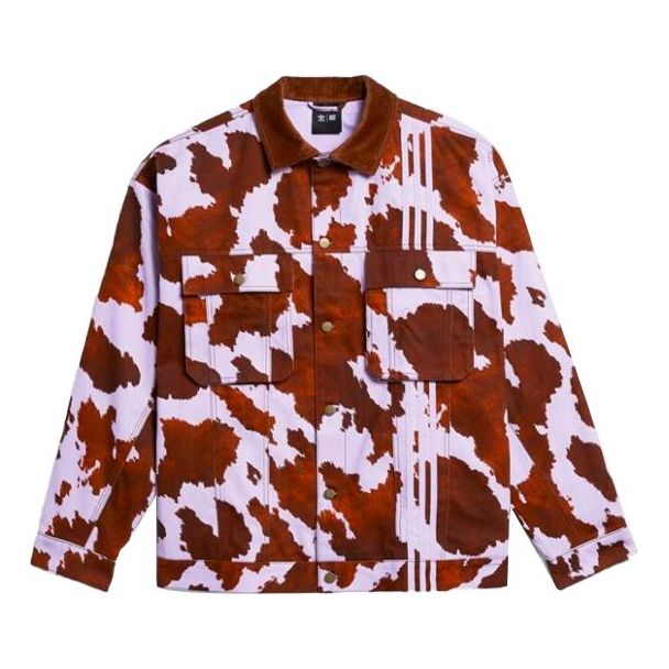 (WMNS) adidas originals x IVY PARK French Terry Denim 'Cow-Print' HE3739