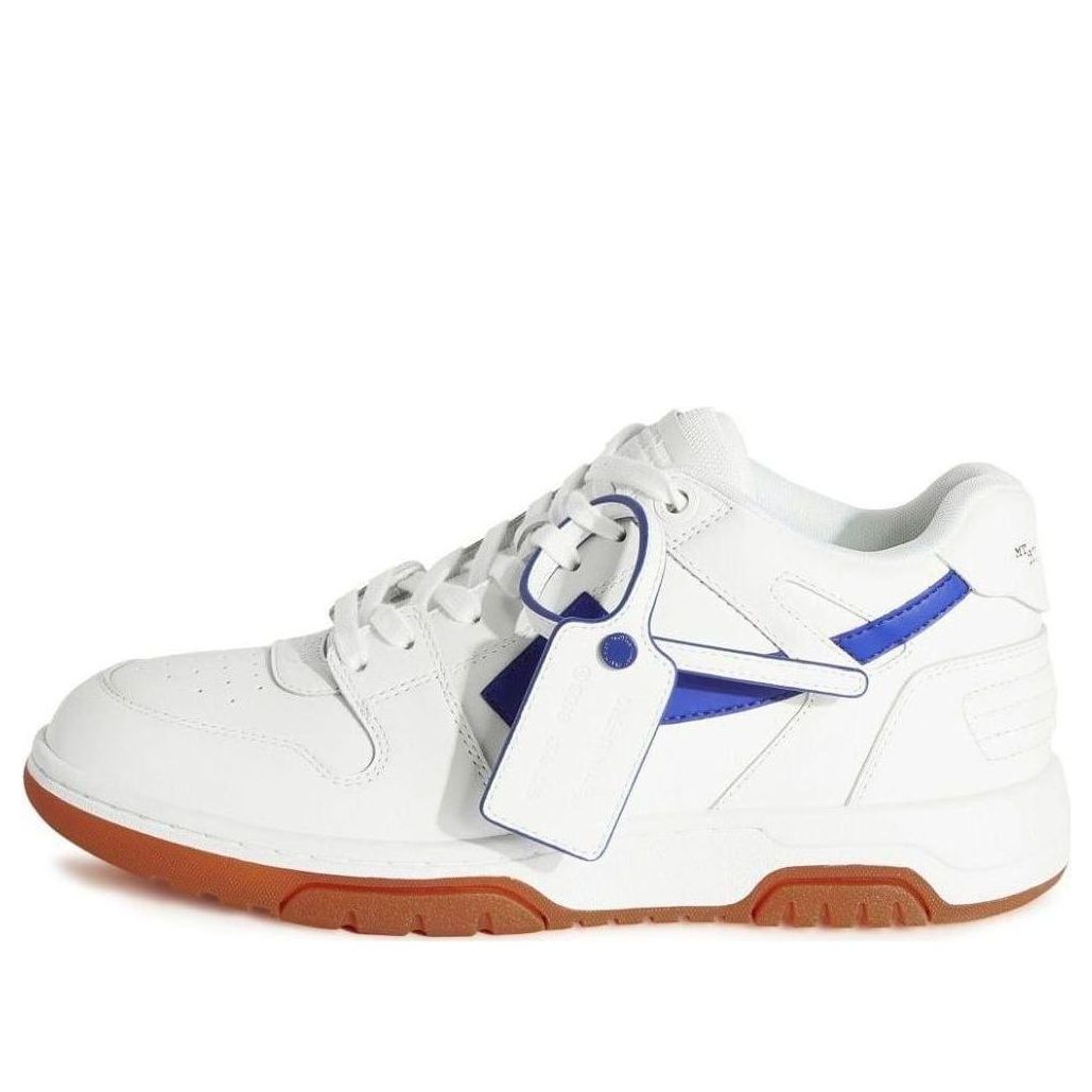 Off-White Out Of Office Low-Top Sneakers 'White Blue Brown' OMIA189F23LEA0030169