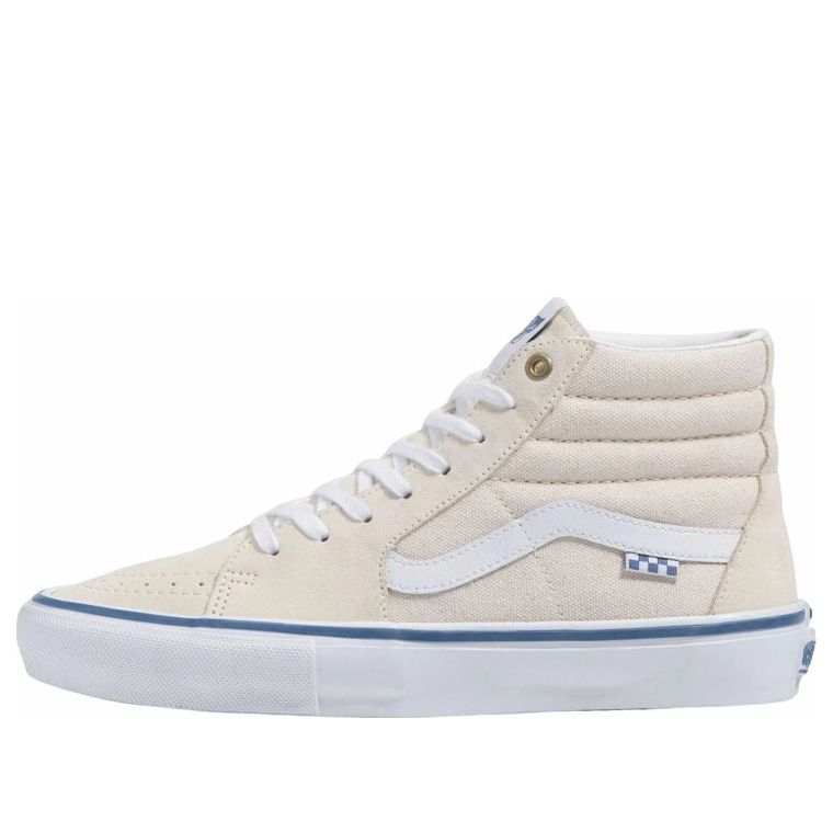 Vans Raw Canvas Skate SK8-HI 'White Blue' VN0A5FCCACV