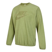Nike NSW Fleece Logo Sweatshirt 'Green' DQ4889-334