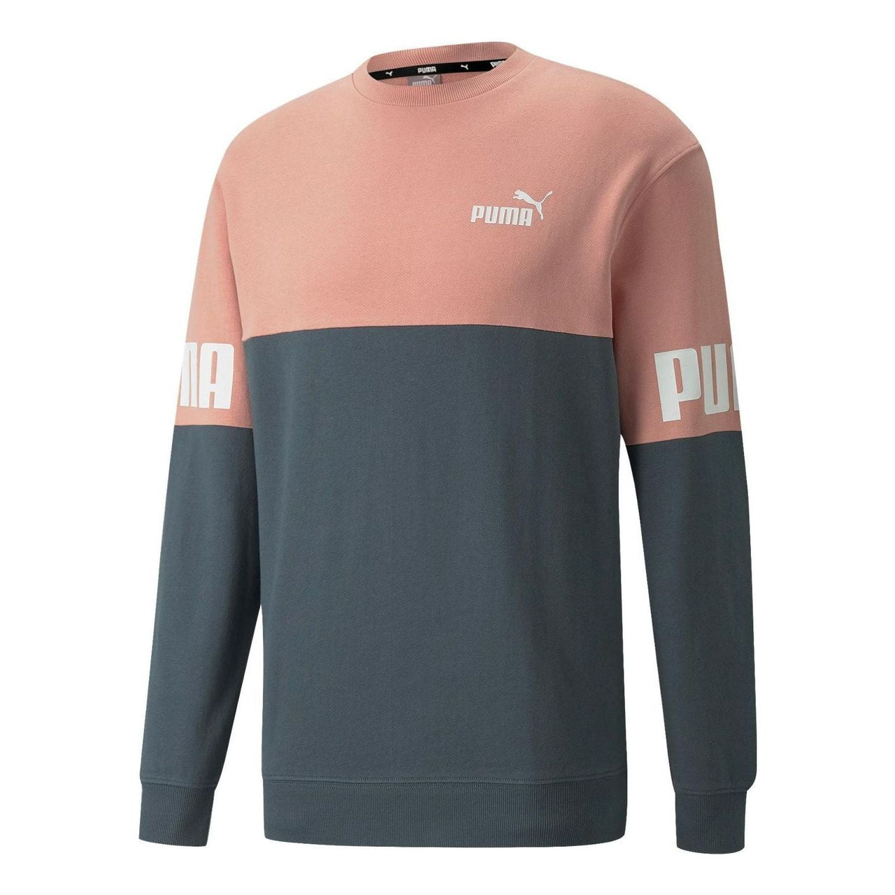 PUMA Power Colorblock Crew Sweatshirt 'Pink' 670935-42