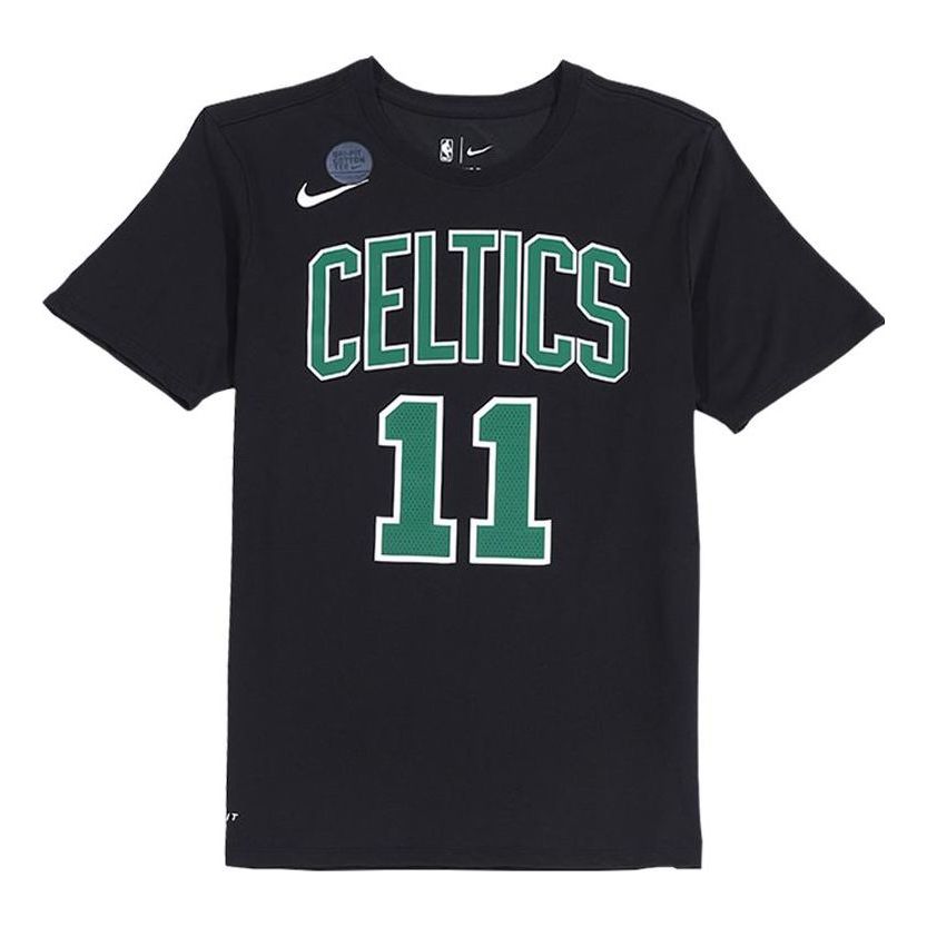 Nike Celtcs Kyrie Irving Statement T-Shirt 'Black Green' 870761-019