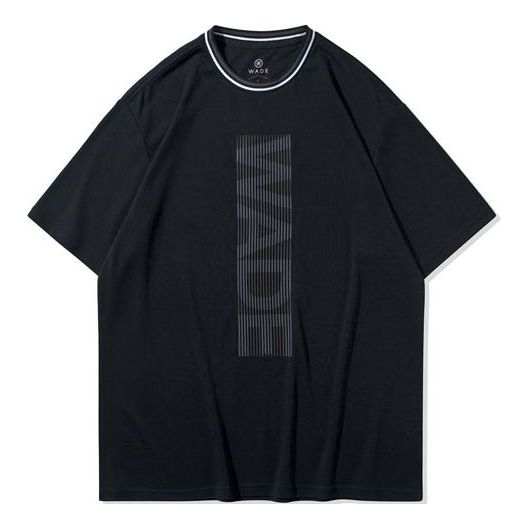 Li-Ning Wade Logo Loose Fit T-shirt 'Black' AHSQ159-1