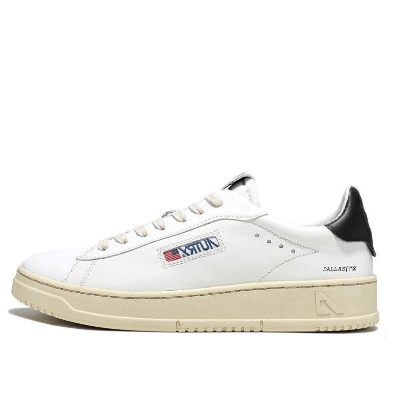 Autry Dallas Low Leather 'White Black' ADLM-NW08