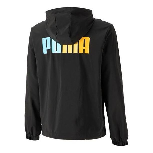 PUMA Full Sleeve Printed Hoodie 'Black' 678013-01