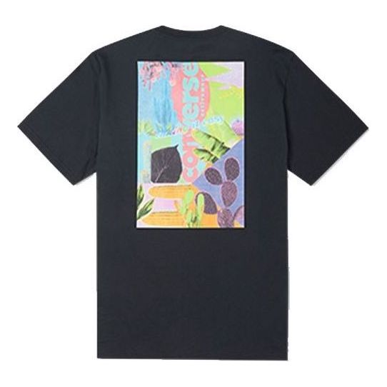 Converse Neon Nature Graphic T-Shirt 'Black' 10023463-A02