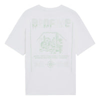 Li-Ning BadFive Graphic Loose Fit T-shirt 'White' AHSS733-1