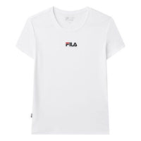 (WMNS) FILA Casual Sports Short Sleeve t White T-Shirt F51W018154F-WT