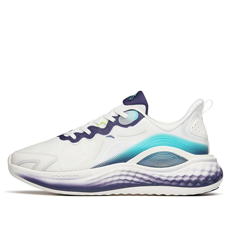 ANTA Runninng Series Sneakers 'White Green Purple' 112145556S-4
