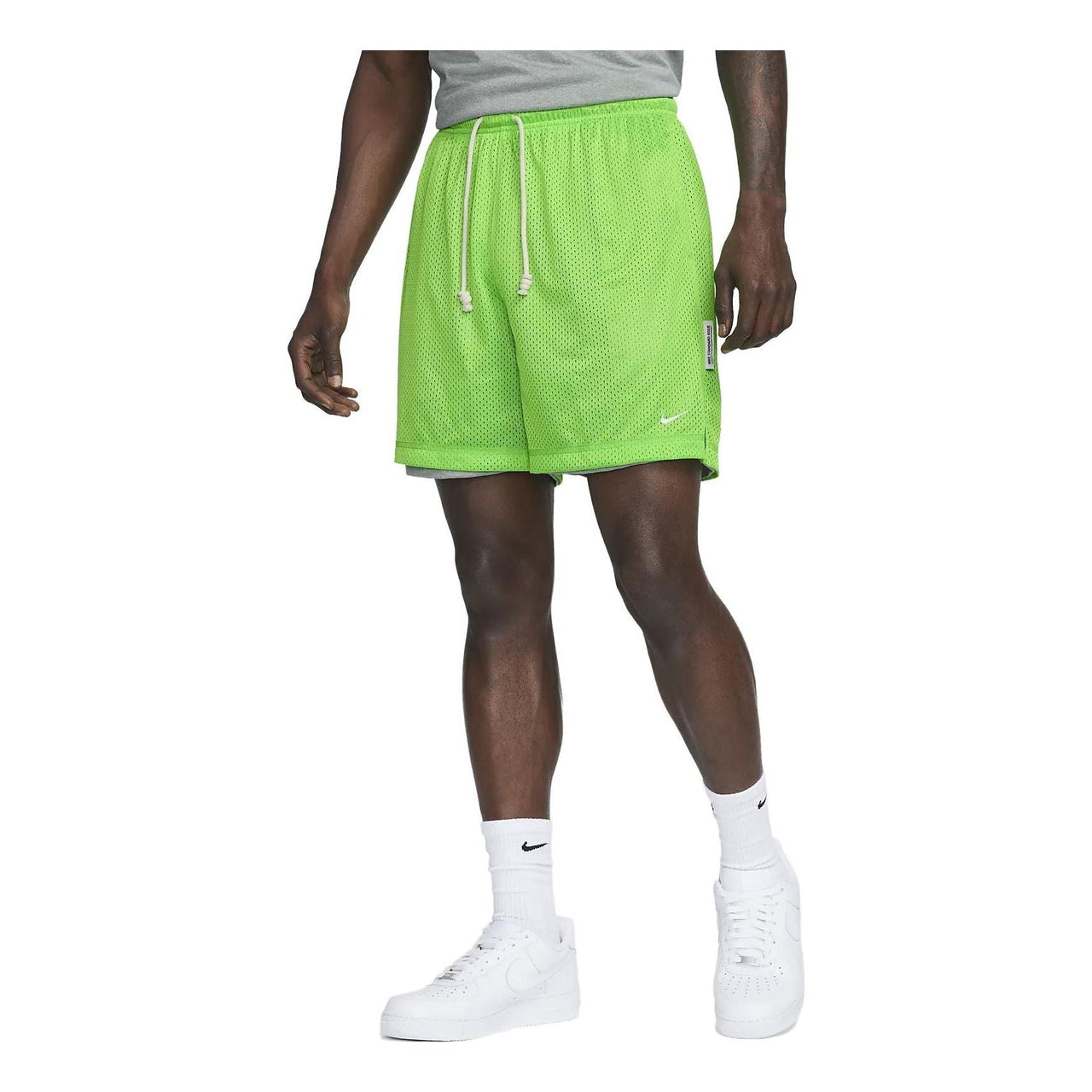 Nike Dri-FIT Standard Issue Reversible Basketball Shorts 'Light Fluorescent Green' DQ5708-313