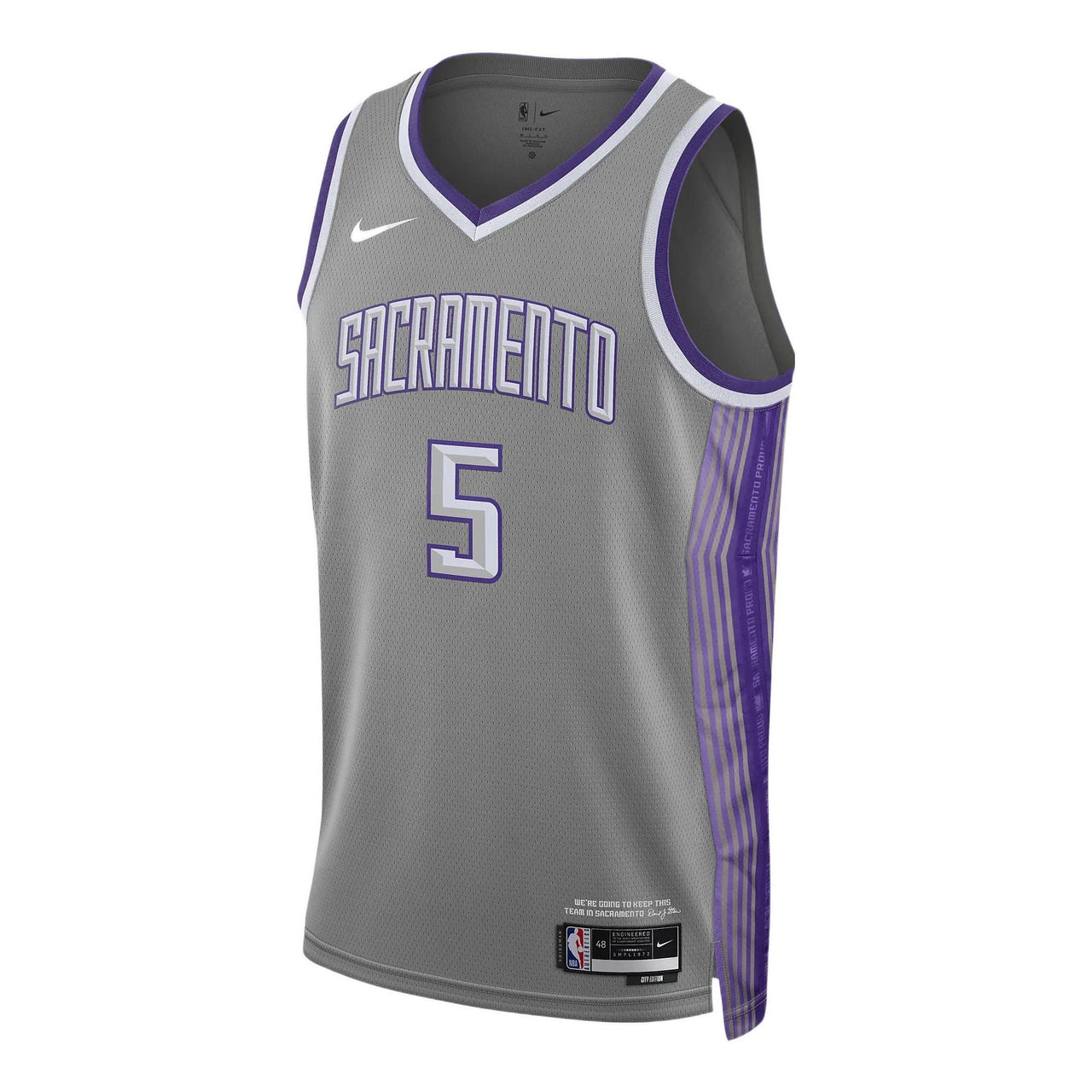 Nike Dri-FIT NBA Sacramento Kings De'Aaron Fox City Edition 2022/23 Swingman Jersey DO9609-003