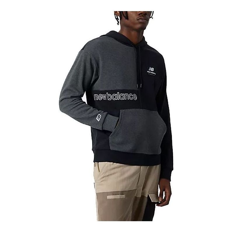 New Balance Athletics Renew Askew Hoodie 'Black Grey' AMT21551-BK