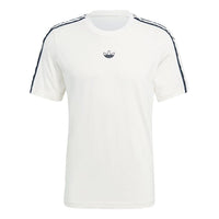 adidas originals MENS Sprt 3 Stripe T Casual Sports Crew-neck Short Sleeve White GN2422