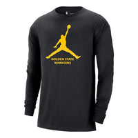Air Jordan x NBA Golden State Warriors Essential Long-Sleeve T-Shirt 'Black' FN1264-010