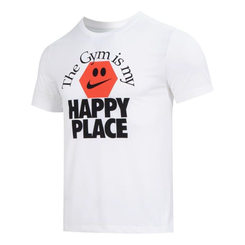 Nike Happy Place Logo T-Shirt 'White' FD0141-100