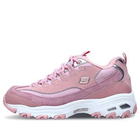 (WMNS) Skechers D'lites Sports Shoes Pink/Red/White 66666078-PNK