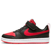 (PS) Nike Court Borough Low 2Velcro 'Bred' BQ5451-007