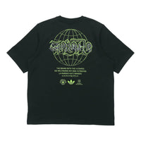 adidas originals Back Graffiti Printing Short Sleeve Black GK7223
