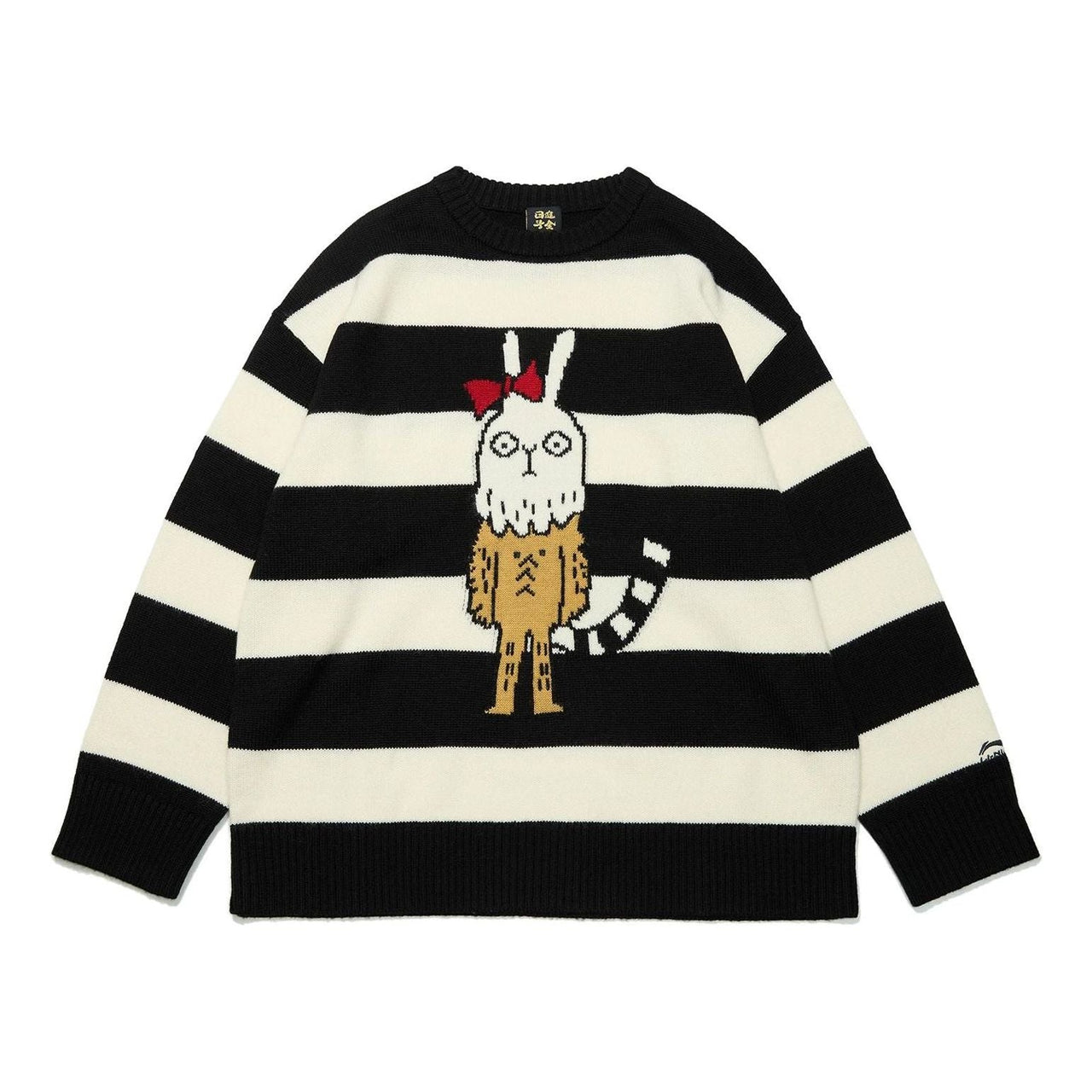 Li-Ning Rijindoujin Cartoon Graphic Sweater 'Black' AMBT009-3