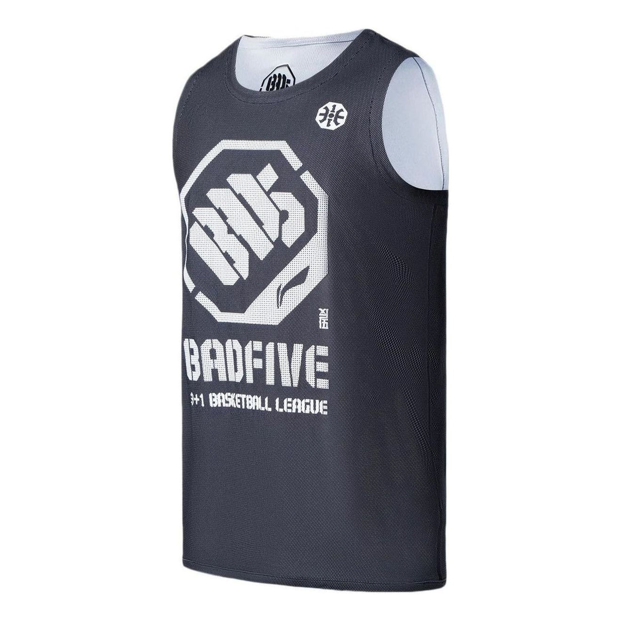 Li-Ning Bad Five Series Jerseys 'Grey White' AAYR371-6