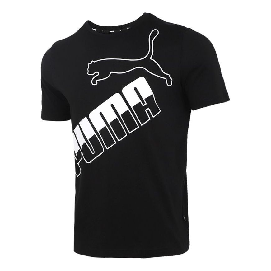PUMA Big Logo T-Shirt 'Black' 845572-01