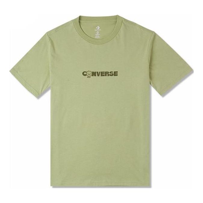 Converse Earth Moon Sun Short Sleeve Tee 'Light Green' 10025277-A03