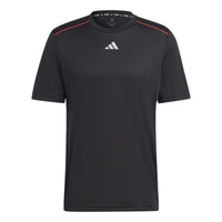 adidas Workout Base Logo Tee 'Black Transparent' IB7901