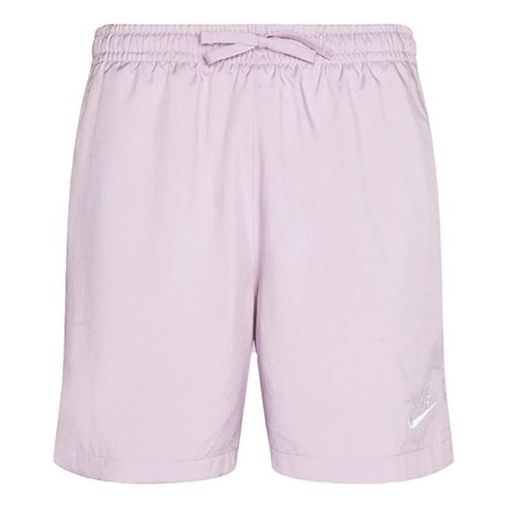Nike Casual Sports Lacing Breathable Shorts Purple AR2382-576